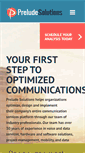Mobile Screenshot of preludesolutions.com
