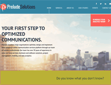 Tablet Screenshot of preludesolutions.com